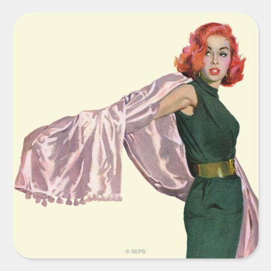 ハリウッドに連れて行く スクエアシール (正面)