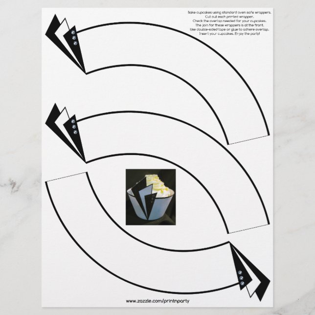 ハリウッドのカップケーキがラップ (正面)