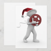 ハリウッドのクリスマス シーズンカード (正面/裏面)