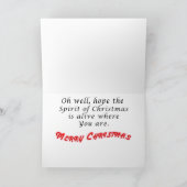 ハリウッドのクリスマス シーズンカード (内部)