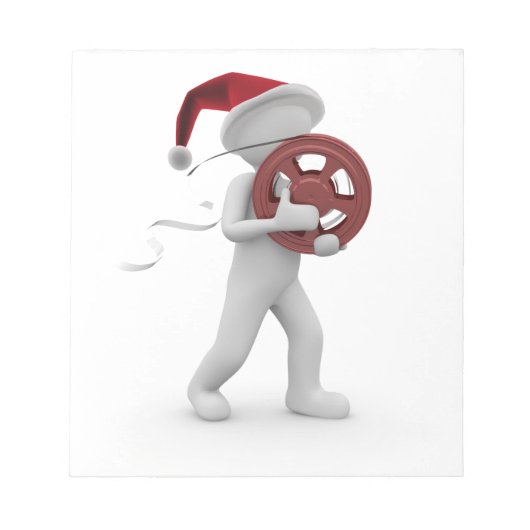 ハリウッドのクリスマス ノートパッド (正面)