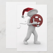 ハリウッドのクリスマス 便箋 (正面/裏面)
