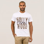 ハリウッドのコーヒーおよび星 Tシャツ (正面フル)