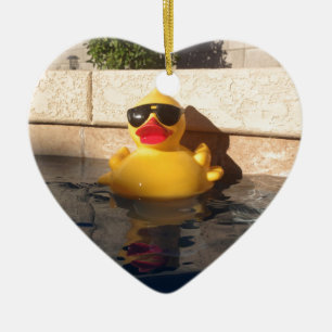 ハリウッドのゴムDuckie セラミックオーナメント