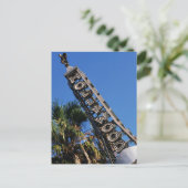 ハリウッドのサイン、ロサンゼルス、カリフォルニア ポストカード (スタンド正面)