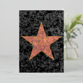 ハリウッドのスター 箔招待状 (立ち正面)