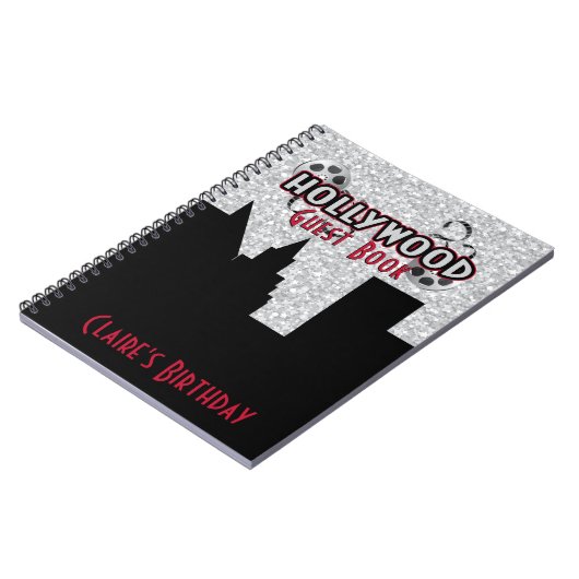 ハリウッドのパーティーの来客名簿 ノートブック (左側)
