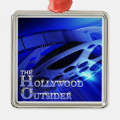 ハリウッドの局外者のクリスマスのオーナメント メタルオーナメント (正面)
