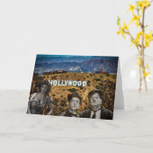 ハリウッドの幽霊 カード (黄色い花)