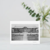 ハリウッドの庭のカリフォルニアの日本のな大邸宅 ポストカード (スタンド正面)