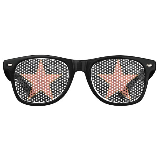 ハリウッドの星 レトロサングラス (正面)