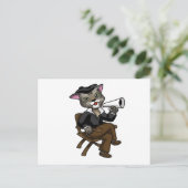 ハリウッドの猫 ポストカード (スタンド正面)