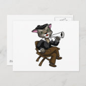 ハリウッドの猫 ポストカード (正面/裏面)