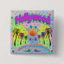 ハリウッドの穏やかな欲望ボタン 缶バッジ