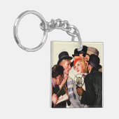 ハリウッドの若手 キーホルダー (正面左)