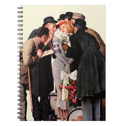 ハリウッドの若手 ノートブック (正面)