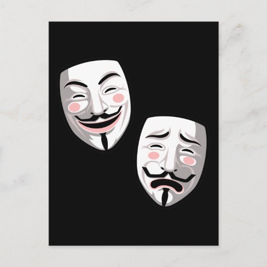 ハリウッドを占拠する ポストカード (正面)