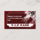 ハリウッドウェディングレセプション入場チケット エンクロージャーカード (裏面)