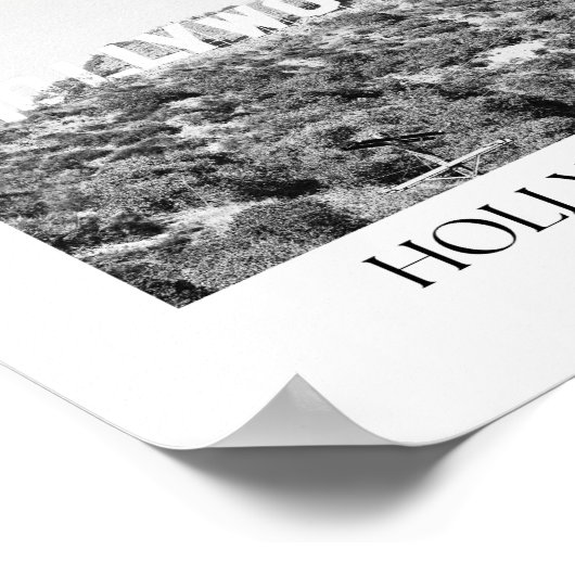 ハリウッドカリフォルニアアーチフォトプリント ポスター (角)