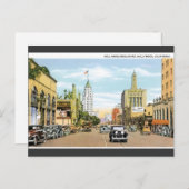 ハリウッドカリフォルニアヴィンテージはがき ポストカード (正面/裏面)