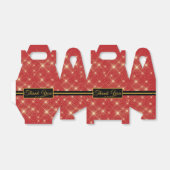 ハリウッドカーペット金ゴールドダストパーティーの好意ボックス。好意 フェイバーボックス (折り畳みなし)