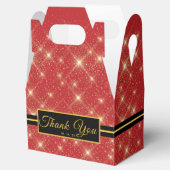 ハリウッドカーペット金ゴールドダストパーティーの好意ボックス。好意 フェイバーボックス (オープン)