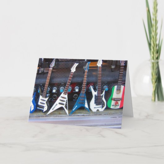 ハリウッドギター カード (正面)