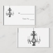 ハリウッドグラマー結婚シャンデリア座席表 プレイスカード (正面/裏面)