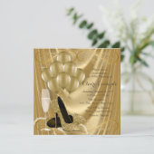 ハリウッドグラマー金ゴールド誕生会 招待状 (スタンド正面)