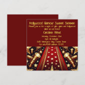 ハリウッドグラマーSweet sixteen 招待状 (正面/裏面)