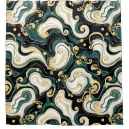 ハリウッドグラムシャワーカーテン – リュックス&トレンディー シャワーカーテン