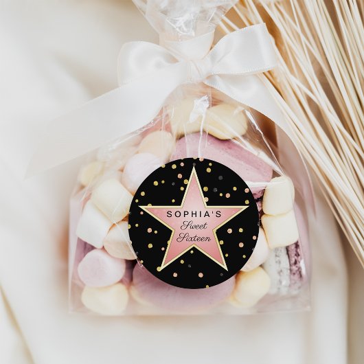 ハリウッドグラムパーソナライズされた ラウンドシール