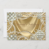 ハリウッドグラムパールバースデーパーティー 招待状 (正面)