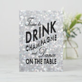 ハリウッドグラム結婚式招待状 招待状 (スタンド正面)