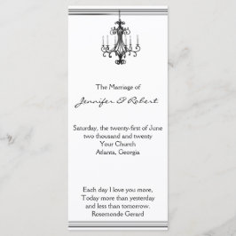 ハリウッドグラモールシャンデリア結婚式 プログラム