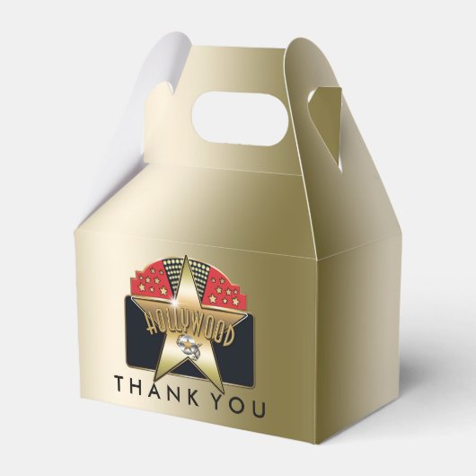 ハリウッドゴールデンレトロバースデーパーティーお気に入りボックス フェイバーボックス (正面サイド)