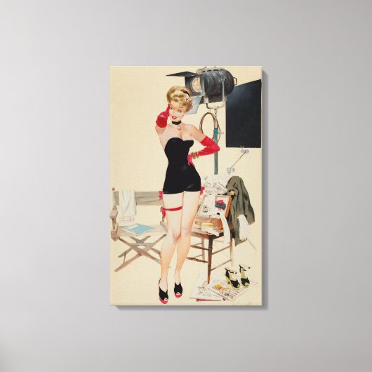 ハリウッドスターレットバイフリッツ・ウィリス キャンバスプリント (正面)