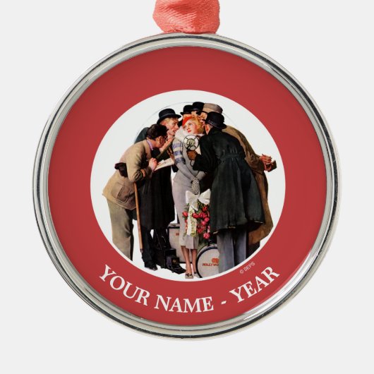 ハリウッドスターレット メタルオーナメント (正面)