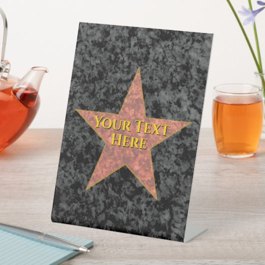 ハリウッドスター 台座サイン (インサイチュ)