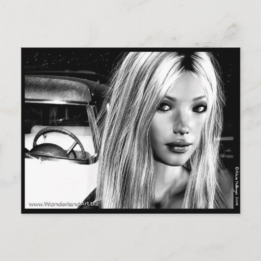 ハリウッドナイト ポストカード (正面)