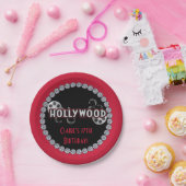 ハリウッドバースデーパーティープレート ペーパープレート (パーティー)