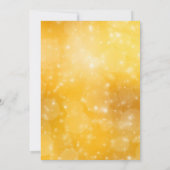 ハリウッドバースデーパーティ招待状 招待状 (裏面)