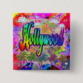 ハリウッドビスタ表現ボタン 缶バッジ (正面)