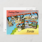 ハリウッドビーチフロリダ ポストカード (正面/裏面)