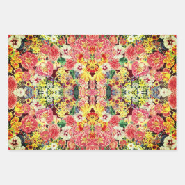 ハリウッドフローラオペアートサンプラー ラッピングペーパーシート