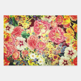 ハリウッドフローラ植物標本 ラッピングペーパーシート