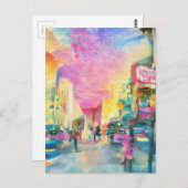 ハリウッドブルバード ポストカード (正面/裏面)