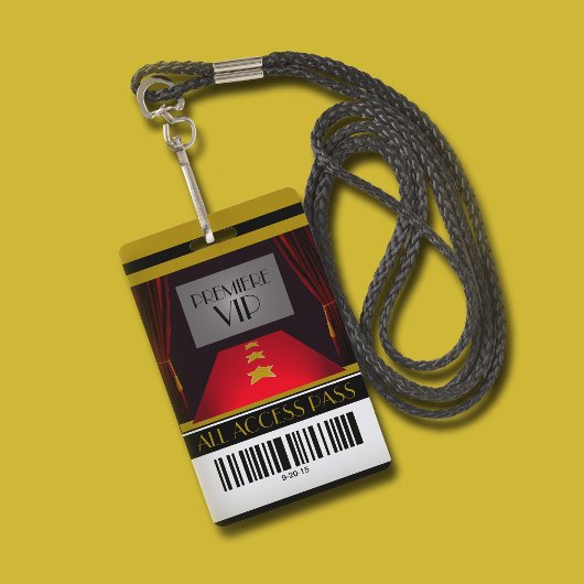 ハリウッドプレミアVIPバースデーパーティー招待状 バッジ