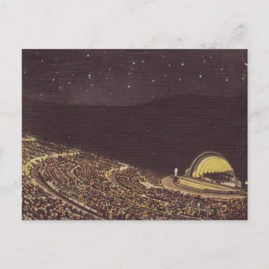 ハリウッドボ結婚ールのエスコートカード ポストカード (正面)