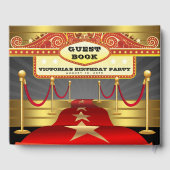 ハリウッドレッドカーペットバースデーパーティーゲストハウス ゲストブック (裏面)